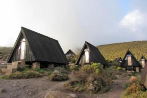 Horombo Hut camp view on Kilimanjaro Marangu route